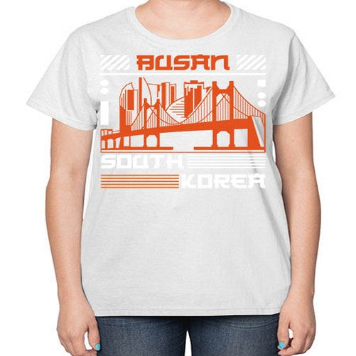 Busan 524# - cities-  Ladies T-Shirt