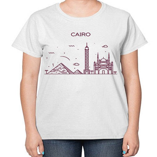 Cairo 526# - cities-  Ladies T-Shirt