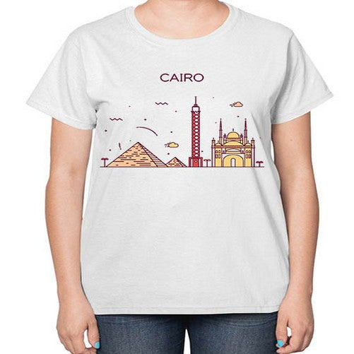 Cairo 529# - cities-  Ladies T-Shirt