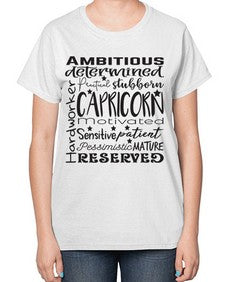 Capricorn 566# - capricorn-  Ladies T-Shirt