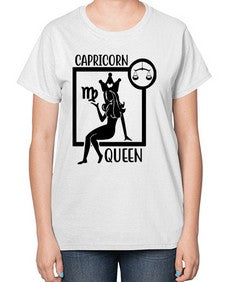 Capricorn queen 194# - capricorn-  Ladies T-Shirt