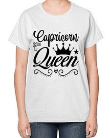 Capricorn queen 196# - capricorn-  Ladies T-Shirt