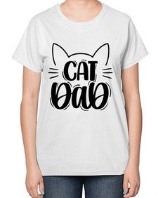 Cat Dad Style 81# - cats-  Ladies T-Shirt