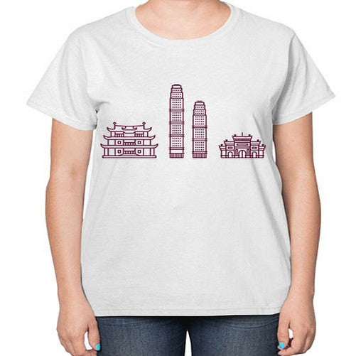 Changsha 554# - cities-  Ladies T-Shirt