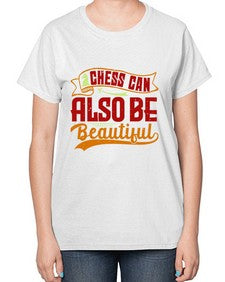 Chess can also be beautiful 65# - chess-  Ladies T-Shirt