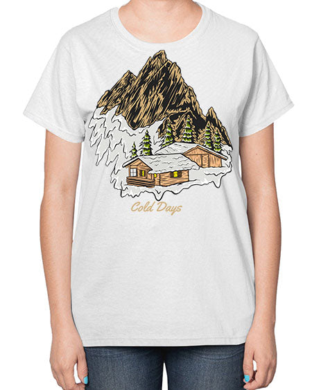 Cold Days 26# - nature-  Ladies T-Shirt