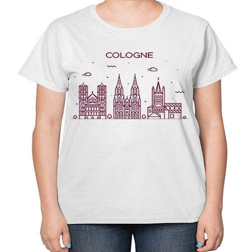 Cologne 593# - cities-  Ladies T-Shirt