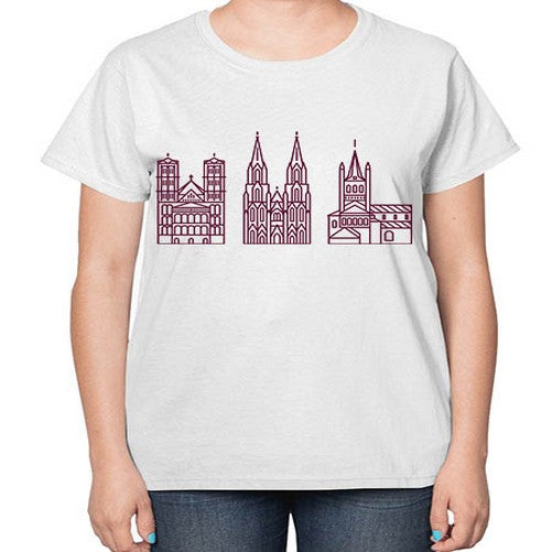 Cologne 594# - cities-  Ladies T-Shirt
