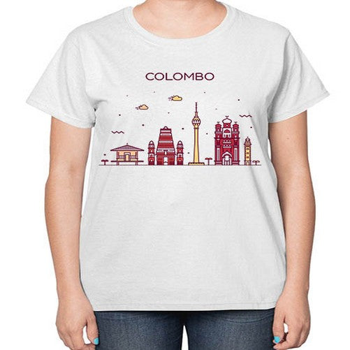 Colombo 599# - cities-  Ladies T-Shirt
