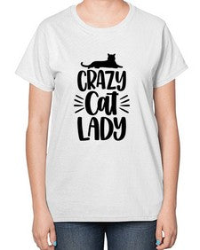Crazy Cat Lady Style 92# - cats-  Ladies T-Shirt