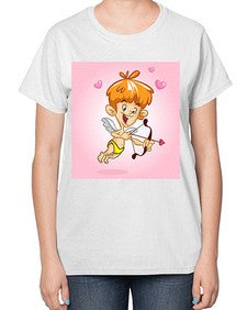 Cupid 80# - cartoon general-  Ladies T-Shirt