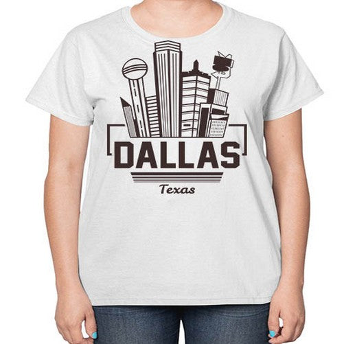 Dallas 645# - cities-  Ladies T-Shirt