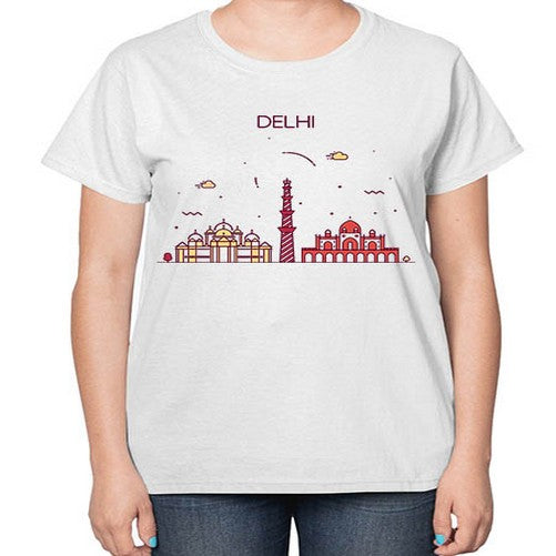 Delhi 656# - cities-  Ladies T-Shirt