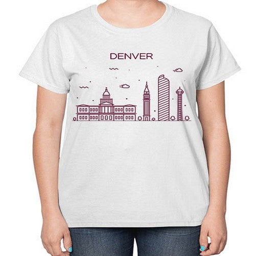 Denver 659# - cities-  Ladies T-Shirt