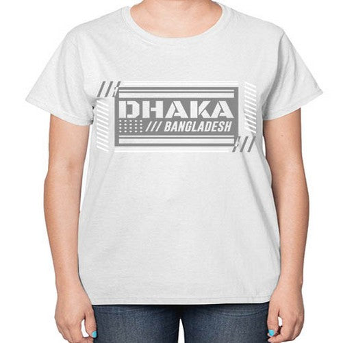 Dhaka 668# - cities-  Ladies T-Shirt