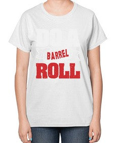 Do a barrel roll 5# - video games-  Ladies T-Shirt