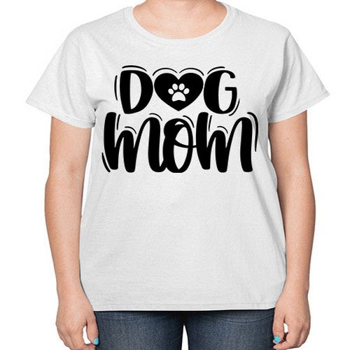 Dog Mom Style 26# - dogs-  Ladies T-Shirt