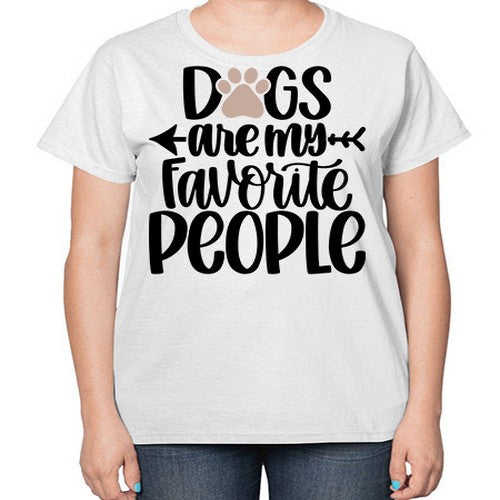 Dogs Are My Favorite People Style 22# - dogs-  Ladies T-Shirt
