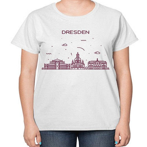 Dresden 681# - cities-  Ladies T-Shirt