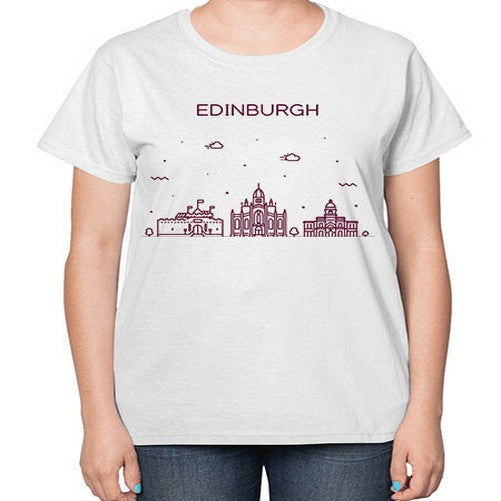 Edinburgh 701# - cities-  Ladies T-Shirt