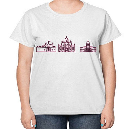 Edinburgh 702# - cities-  Ladies T-Shirt