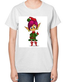 Elf 118# - cartoon general-  Ladies T-Shirt