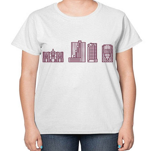 FortWorth 739# - cities-  Ladies T-Shirt