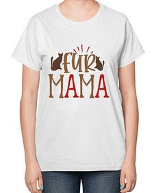 Fur Mama Style 13# - cats-  Ladies T-Shirt