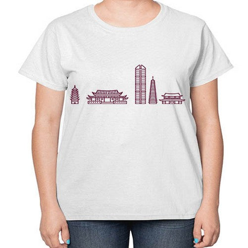 Fuzhou 752# - cities-  Ladies T-Shirt