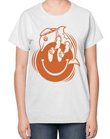 Give smile get hugs 131# - cartoon general-  Ladies T-Shirt