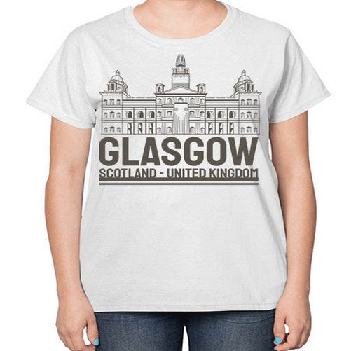 Glasgow 772# - cities-  Ladies T-Shirt