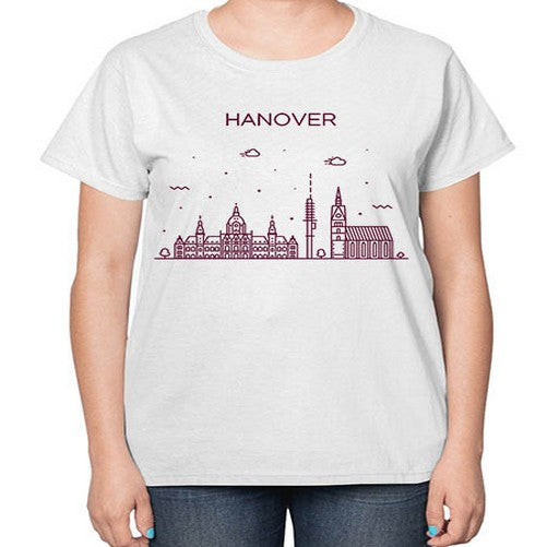 Hanover 816# - cities-  Ladies T-Shirt