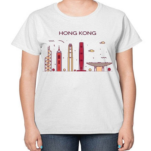 HongKong 902# - cities-  Ladies T-Shirt