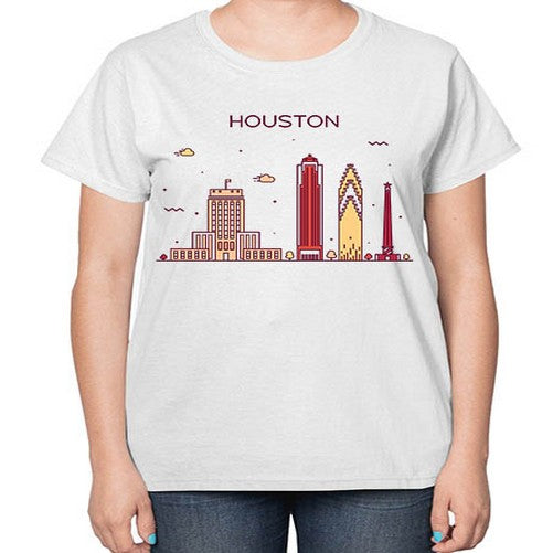 Houston 911# - cities-  Ladies T-Shirt