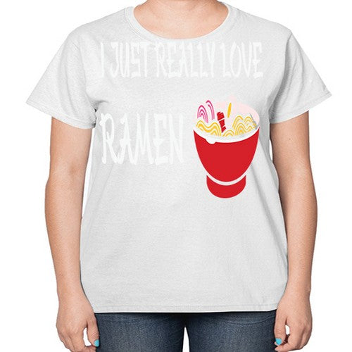 I Just Love Ramen Japanese Anime 238# - anime-  Ladies T-Shirt
