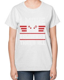 I make deliveries Thats all 23# - video games-  Ladies T-Shirt