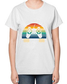 I paused my game to be here 38# - computer-  Ladies T-Shirt