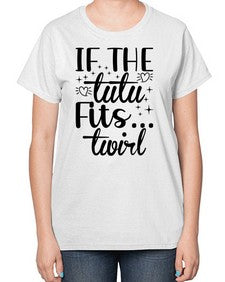 If the tutu fits 140# - ballet-  Ladies T-Shirt