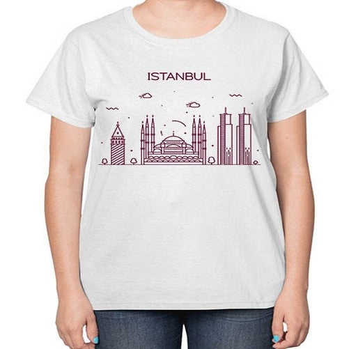 Istanbul 965# - cities-  Ladies T-Shirt