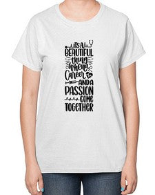 Its A Beautiful Style Style 1008# - nurse-  Ladies T-Shirt