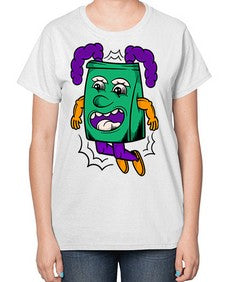 Jumping pouch 146# - cartoon general-  Ladies T-Shirt