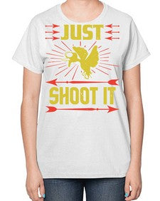 Just shoot it Style 32# - ducks-  Ladies T-Shirt