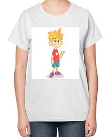 Kid 148# - cartoon general-  Ladies T-Shirt