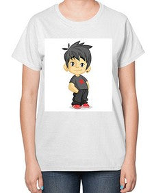 Kid 149# - cartoon general-  Ladies T-Shirt