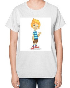 Kid 151# - cartoon general-  Ladies T-Shirt