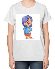 Kid 155# - cartoon general-  Ladies T-Shirt