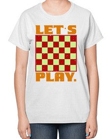 Lets play 135# - chess-  Ladies T-Shirt