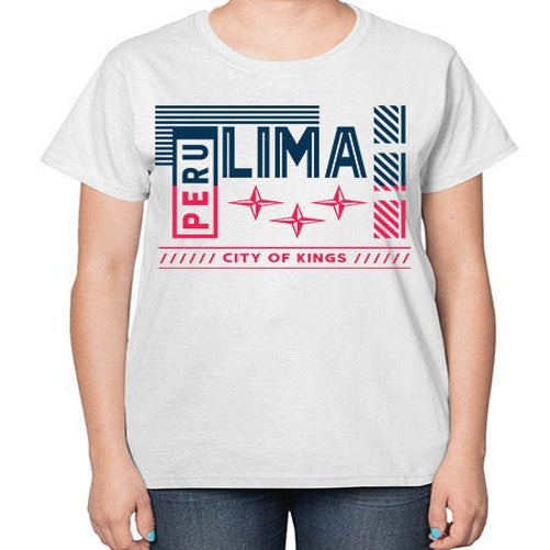 Lima 1138# - cities-  Ladies T-Shirt