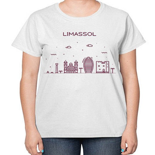 Limassol 1141# - cities-  Ladies T-Shirt