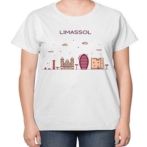 Limassol 1143# - cities-  Ladies T-Shirt
